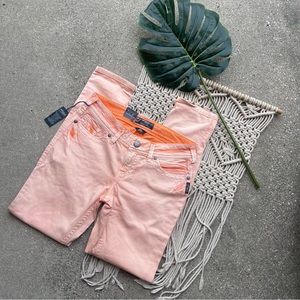New Silver Skinny Jeans Size 29 - Light Orange Denim